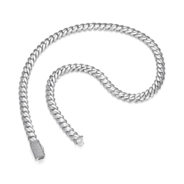 12mm 14mm 16mm Plain Miami Cuban Link Chains - Image 2