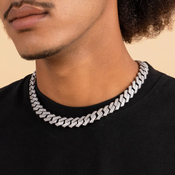 12mm 14mm 16mm Moissanite Diamond Icedout Miami Necklace - Image 4