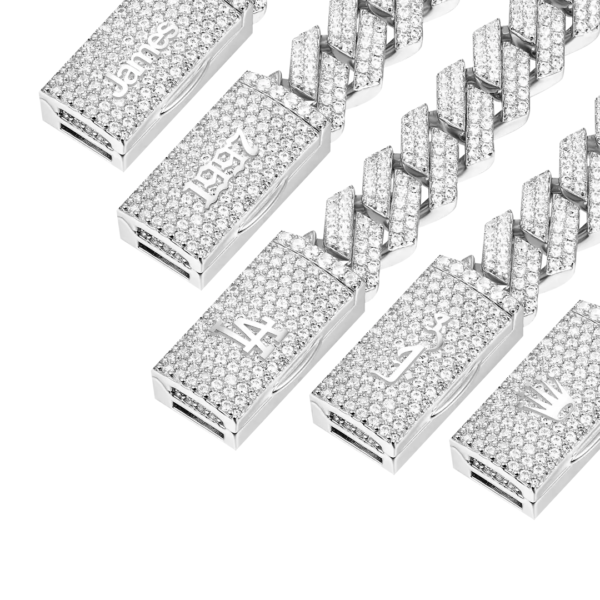 12mm 14mm 16mm Moissanite Diamond Icedout Miami Necklace - Image 5